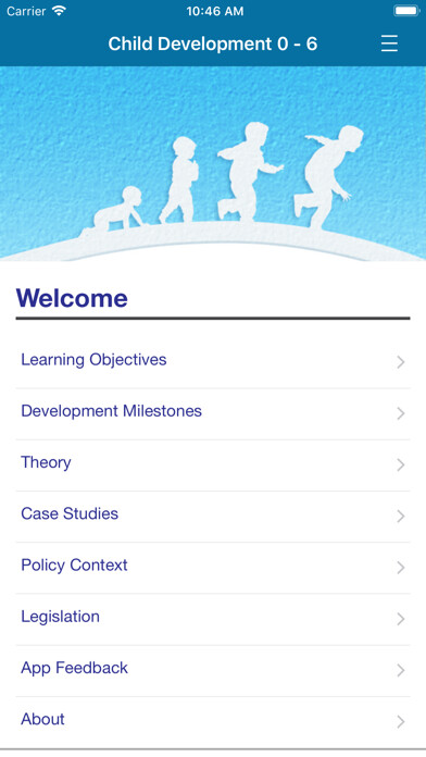 Emulate iPhone app Child Development 0 to 6 using MyAndroid Emulate iPhone app Child Development 0 to 6 using MyAndroid
