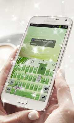 Emulate Android APK Childish Green Keyboard Theme