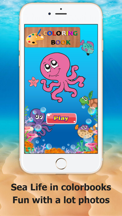 Emulate iPhone app Children Ocean Fish Coloring Page - Games for kids using MyAndroid Emulate iPhone app Children Ocean Fish Coloring Page - Games for kids using MyAndroid