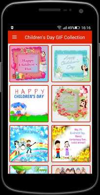 Emulate Android APK Childrens Day GIF Collection