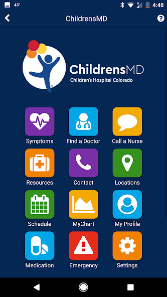 Emulate iPhone app ChildrensMD using MyAndroid Emulate iPhone app ChildrensMD using MyAndroid