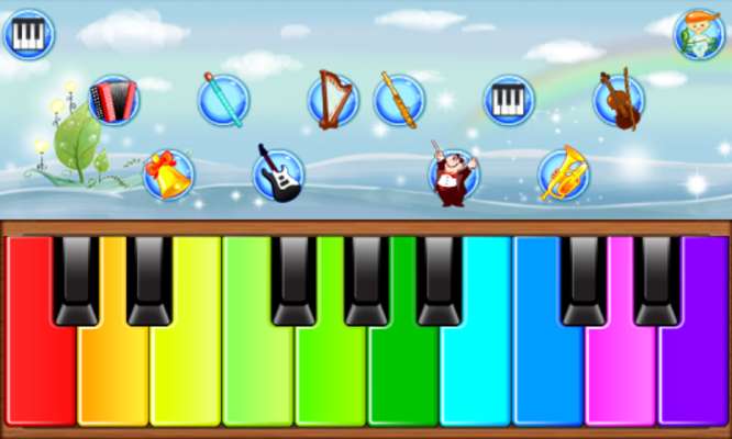 Emulate Android APK Childrens Piano