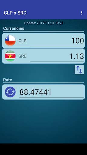 Run android online APK Chile Peso x Surinamese Dollar from MyAndroid or emulate Chile Peso x Surinamese Dollar using MyAndroid