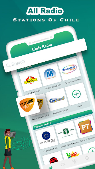 Run android online APK Chile Radio : FM Chile Radio Player from MyAndroid or emulate Chile Radio : FM Chile Radio Player using MyAndroid