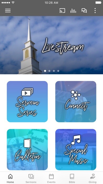 Emulate iPhone app Chilhowie Baptist Church using MyAndroid Emulate iPhone app Chilhowie Baptist Church using MyAndroid