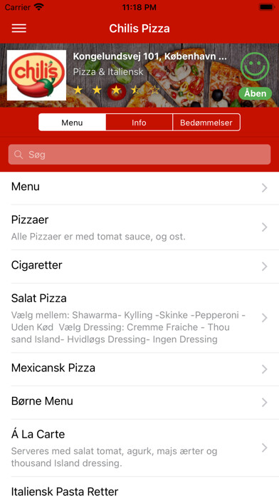 Emulate iPhone app Chilis Pizza using MyAndroid Emulate iPhone app Chilis Pizza using MyAndroid