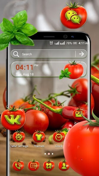 Run android online APK Chili Tomato Launcher Theme from MyAndroid or emulate Chili Tomato Launcher Theme using MyAndroid