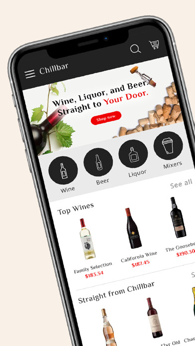Emulate iPhone app ChillBar-Delivery using MyAndroid Emulate iPhone app ChillBar-Delivery using MyAndroid