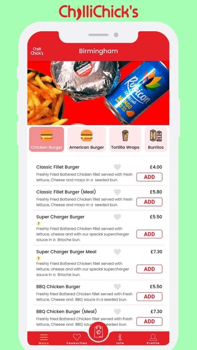 Emulate iPhone app Chilli Chicks Birmingham using MyAndroid Emulate iPhone app Chilli Chicks Birmingham using MyAndroid