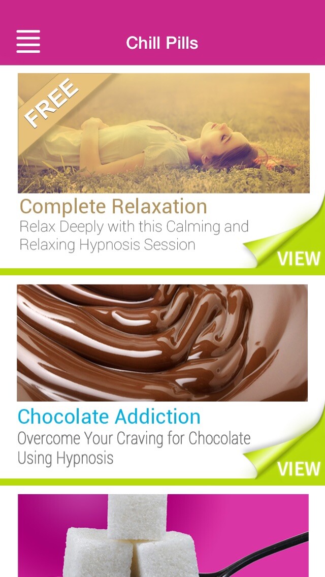 Emulate iPhone app Chill Pill Hypnosis - Weight Loss, Relaxation and Mindfulness Stress Reduction using MyAndroid Emulate iPhone app Chill Pill Hypnosis - Weight Loss, Relaxation and Mindfulness Stress Reduction using MyAndroid
