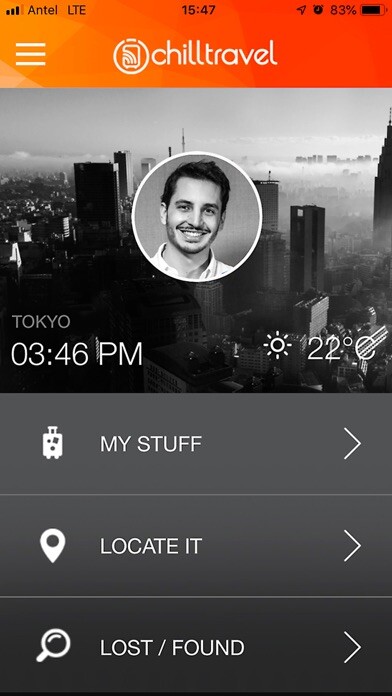 Emulate iPhone app ChillTravel using MyAndroid
