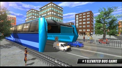 Emulate iPhone app China bus driving - elevated bus mania 2017 using MyAndroid