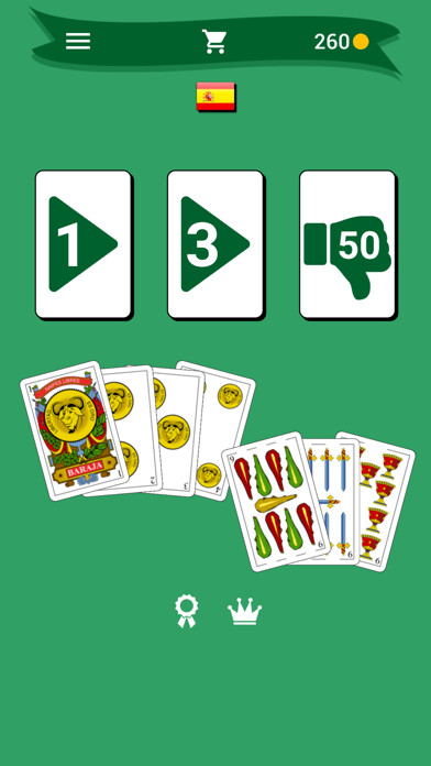 Emulate iPhone app Chinchón: Card Game using MyAndroid