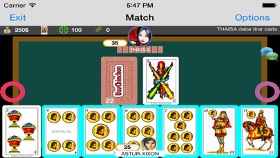 Emulate iPhone app Chinchon UsuChinchon using MyAndroid