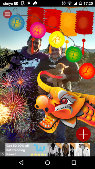 Emulate Android APK Chinese new year Photo sticker