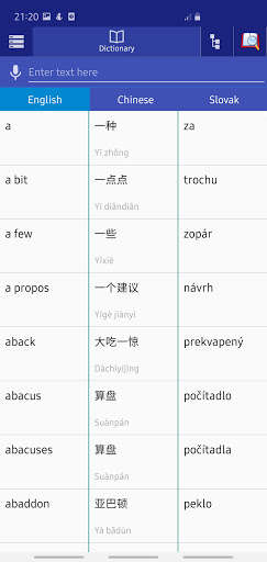 Run android online APK Chinese Slovak Dictionary from MyAndroid or emulate Chinese Slovak Dictionary using MyAndroid