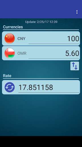Run android online APK Chinese Yuan x Omani Rial from MyAndroid or emulate Chinese Yuan x Omani Rial using MyAndroid