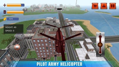 Emulate iPhone app Chinook Army Helicopter Flight using MyAndroid