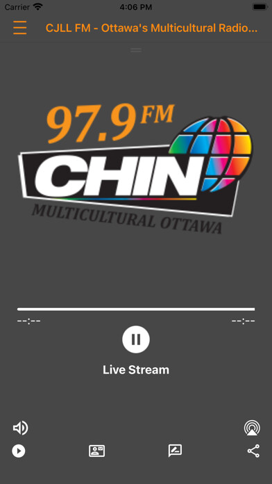 Emulate iPhone app CHIN RADIO Ottawa using MyAndroid Emulate iPhone app CHIN RADIO Ottawa using MyAndroid