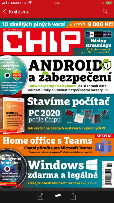 Emulate iPhone app Chip CZ using MyAndroid