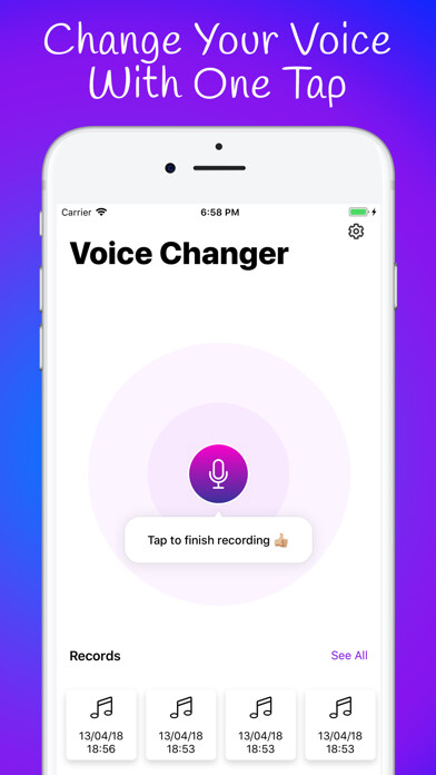 Emulate iPhone app Chipmunk Voice Changer Editor using MyAndroid Emulate iPhone app Chipmunk Voice Changer Editor using MyAndroid