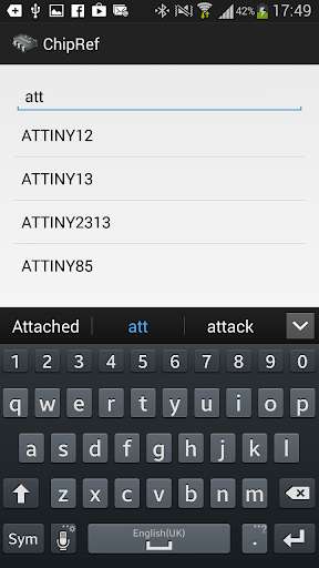 Run android online APK ChipRef from MyAndroid or emulate ChipRef using MyAndroid