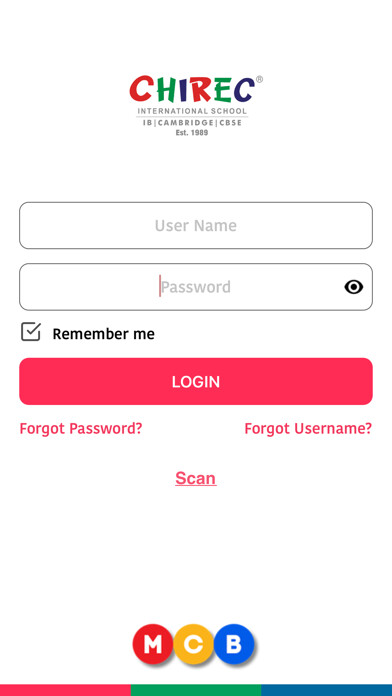 Emulate iPhone app CHIREC Parent Portal using MyAndroid
