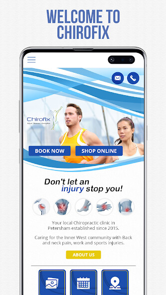 Run android online APK Chirofix from MyAndroid or emulate Chirofix using MyAndroid