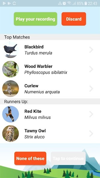 Emulate ChirpOMatic - Automatic Bird Song ID (Europe) from MyAndroid or run ChirpOMatic - Automatic Bird Song ID (Europe) using MyAndroid