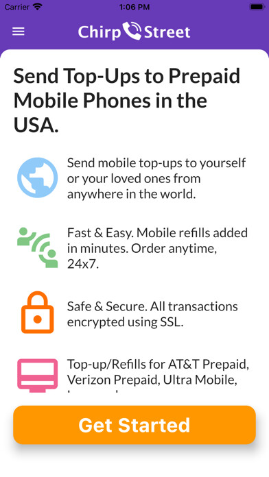 Emulate iPhone app ChirpStreet Mobile Top-Up using MyAndroid Emulate iPhone app ChirpStreet Mobile Top-Up using MyAndroid
