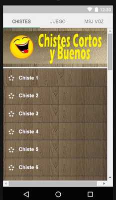 Emulate Android APK Chistes Buenos y cortos