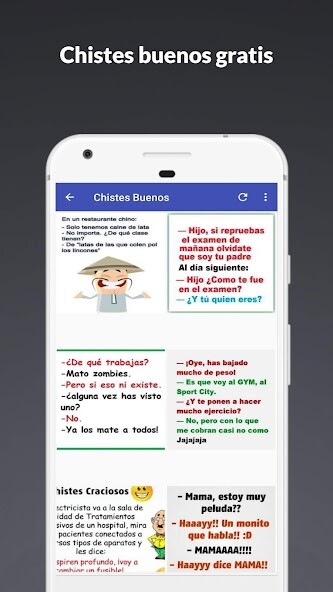 Emulate Android APK Chistes Cortos Buenos