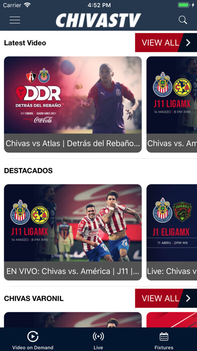 Emulate iPhone app ChivasTV 2.0 using MyAndroid