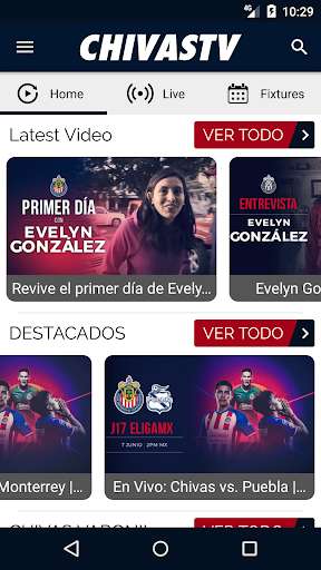 Run android online APK ChivasTV from MyAndroid or emulate ChivasTV using MyAndroid