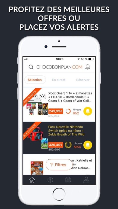 Emulate iPhone app Chocobonplan using MyAndroid