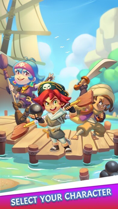 Emulate iPhone app ChocoHunters: Pirate Action using MyAndroid