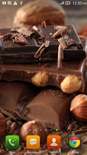 Emulate Android APK Chocolate Tasty Live Wallpaper