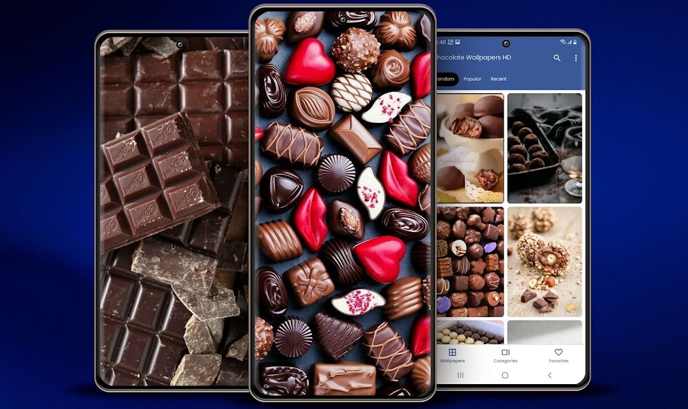 Run android online APK Chocolate Wallpapers from MyAndroid or emulate Chocolate Wallpapers using MyAndroid