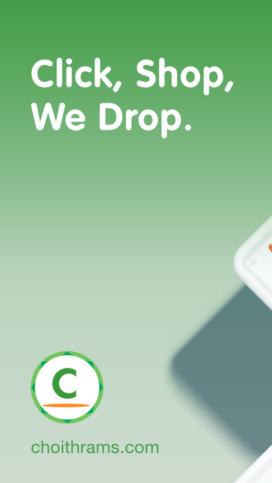 Emulate iPhone app Choithrams Grocery Delivery using MyAndroid