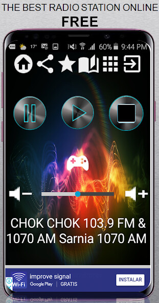 Run android online APK CHOK CHOK 103.9 FM & 1070 AM Sarnia 1070 AM CA App from MyAndroid or emulate CHOK CHOK 103.9 FM & 1070 AM Sarnia 1070 AM CA App using MyAndroid
