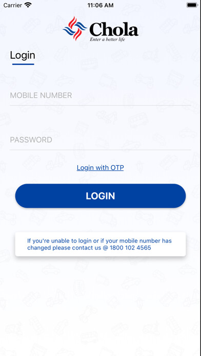 Emulate iPhone app Chola LAP using MyAndroid