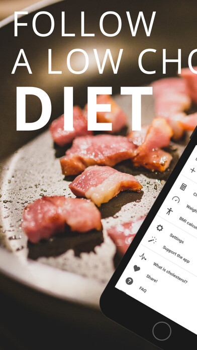 Emulate iPhone app Cholesterol Table: diet aid using MyAndroid Emulate iPhone app Cholesterol Table: diet aid using MyAndroid
