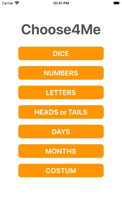 Emulate iPhone app Choose4Me - Decision maker using MyAndroid Emulate iPhone app Choose4Me - Decision maker using MyAndroid