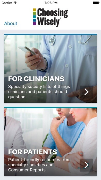 Emulate iPhone app Choosing Wisely using MyAndroid