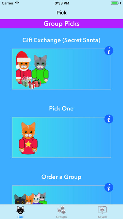 Emulate iPhone app Choosy Cat Secret Santa using MyAndroid Emulate iPhone app Choosy Cat Secret Santa using MyAndroid