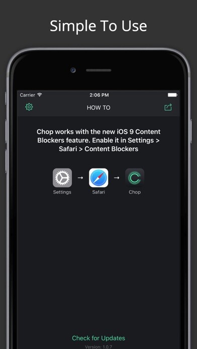 Emulate iPhone app Chop: Easily Block Ads and Trackers using MyAndroid Emulate iPhone app Chop: Easily Block Ads and Trackers using MyAndroid