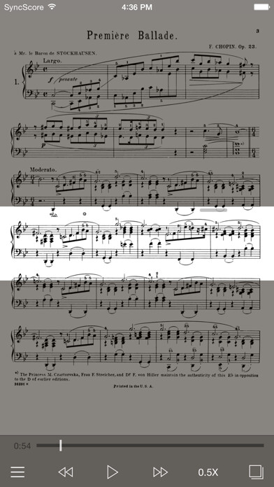 Emulate iPhone app Chopin Ballades & Scherzos using MyAndroid Emulate iPhone app Chopin Ballades & Scherzos using MyAndroid