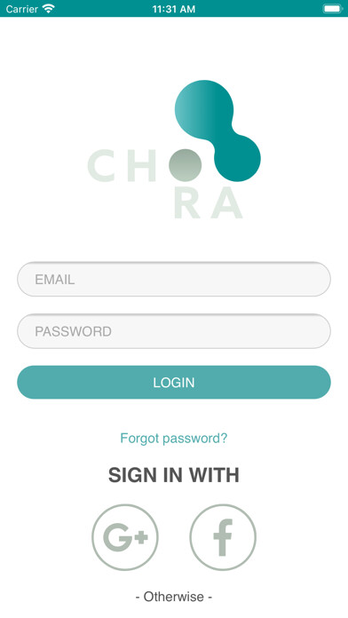 Emulate iPhone app CHORA using MyAndroid Emulate iPhone app CHORA using MyAndroid