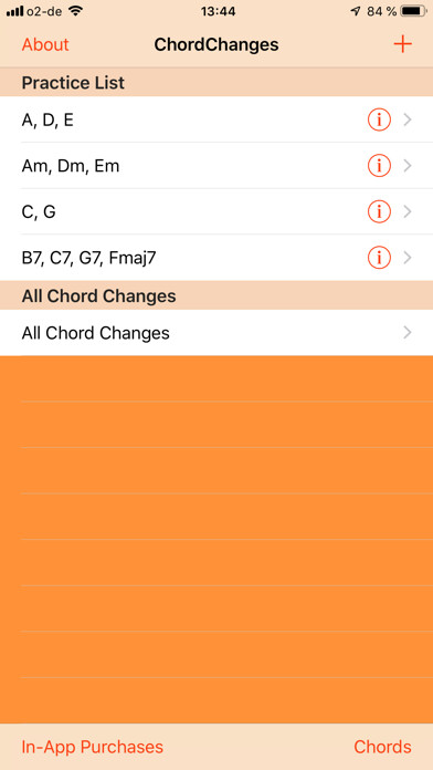 Emulate iPhone app ChordChanges using MyAndroid Emulate iPhone app ChordChanges using MyAndroid