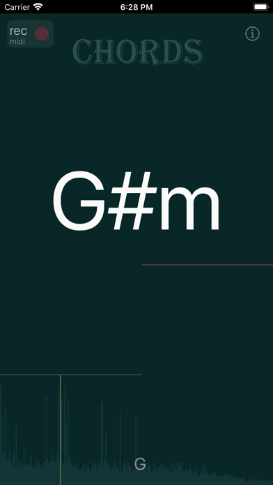 Emulate iPhone app Chord Detector using MyAndroid Emulate iPhone app Chord Detector using MyAndroid